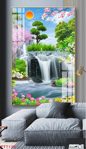 Tranh Sơn Thủy Dọc | Tranh Ngọc Việt - Đắk Lắk | Tranh Ngọc Việt - Xưởng Tranh Đẹp Buôn Ma Thuột (BMT) DakLak