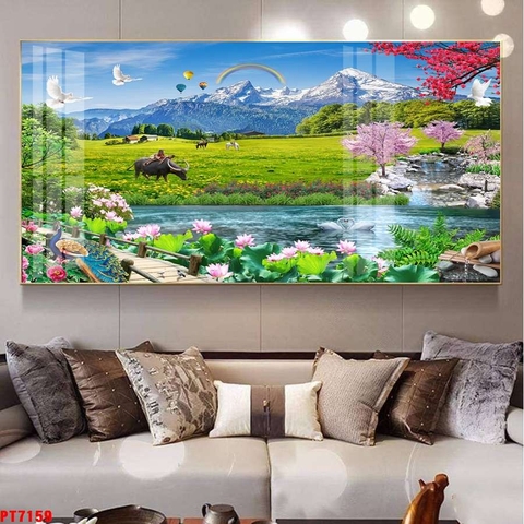 Tranh Phong Cảnh Thiên Nhiên | Tranh Ngọc Việt - Đắk Lắk | Tranh Ngọc Việt - Xưởng Tranh Đẹp Buôn Ma Thuột (BMT) DakLak