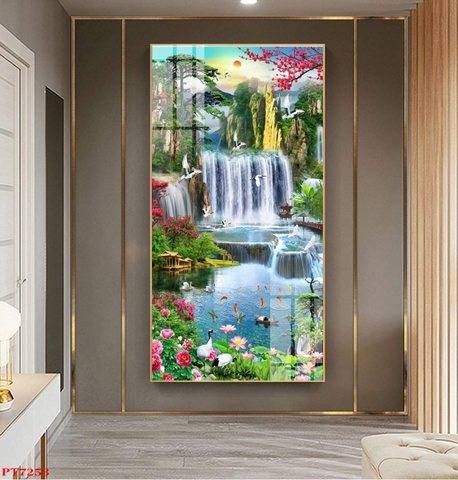 Tranh Sơn Thủy Dọc | Tranh Ngọc Việt - Đắk Lắk | Tranh Ngọc Việt - Xưởng Tranh Đẹp Buôn Ma Thuột (BMT) DakLak