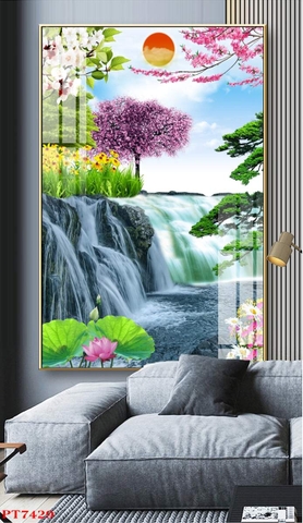 Tranh Sơn Thủy Dọc | Tranh Ngọc Việt - Đắk Lắk | Tranh Ngọc Việt - Xưởng Tranh Đẹp Buôn Ma Thuột (BMT) DakLak