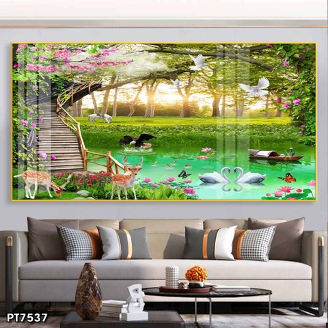 Tranh Sơn Thủy Ngang | Tranh Ngọc Việt - Đắk Lắk | Tranh Ngọc Việt - Xưởng Tranh Đẹp Buôn Ma Thuột (BMT) DakLak