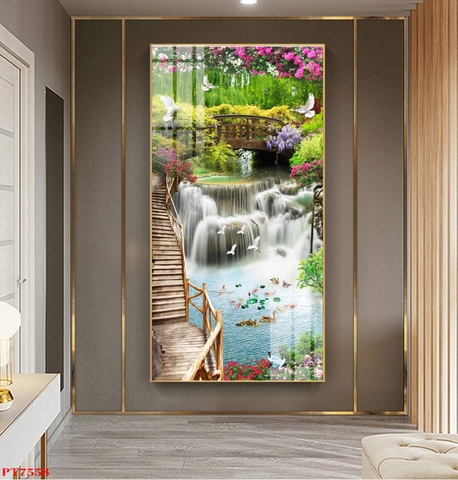 Tranh Sơn Thủy Dọc | Tranh Ngọc Việt - Đắk Lắk | Tranh Ngọc Việt - Xưởng Tranh Đẹp Buôn Ma Thuột (BMT) DakLak