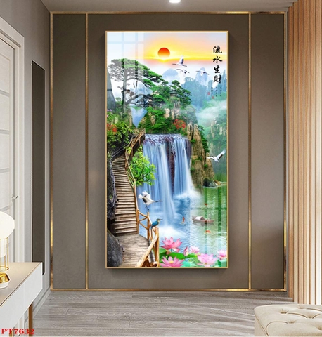 Tranh Sơn Thủy Dọc | Tranh Ngọc Việt - Đắk Lắk | Tranh Ngọc Việt - Xưởng Tranh Đẹp Buôn Ma Thuột (BMT) DakLak