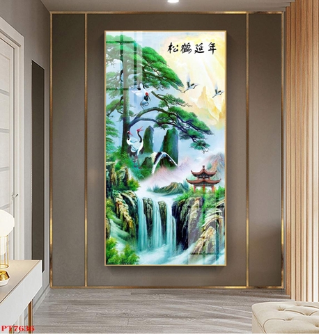 Tranh Sơn Thủy Dọc | Tranh Ngọc Việt - Đắk Lắk | Tranh Ngọc Việt - Xưởng Tranh Đẹp Buôn Ma Thuột (BMT) DakLak