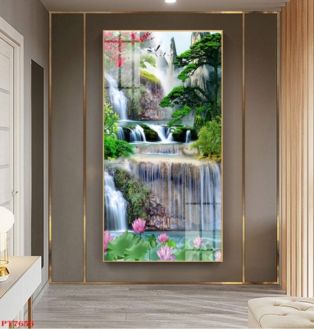 Tranh Sơn Thủy Dọc | Tranh Ngọc Việt - Đắk Lắk | Tranh Ngọc Việt - Xưởng Tranh Đẹp Buôn Ma Thuột (BMT) DakLak