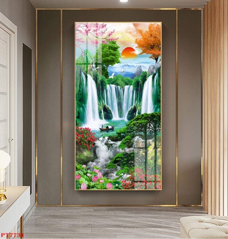 Tranh Sơn Thủy Dọc | Tranh Ngọc Việt - Đắk Lắk | Tranh Ngọc Việt - Xưởng Tranh Đẹp Buôn Ma Thuột (BMT) DakLak