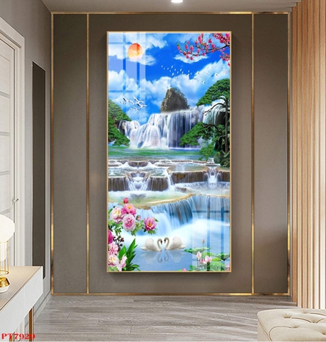 Tranh Sơn Thủy Dọc | Tranh Ngọc Việt - Đắk Lắk | Tranh Ngọc Việt - Xưởng Tranh Đẹp Buôn Ma Thuột (BMT) DakLak