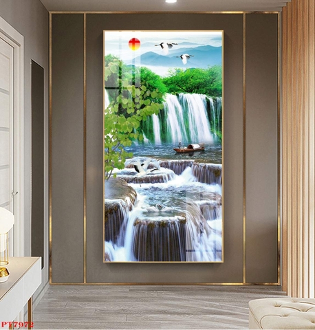 Tranh Sơn Thủy Dọc | Tranh Ngọc Việt - Đắk Lắk | Tranh Ngọc Việt - Xưởng Tranh Đẹp Buôn Ma Thuột (BMT) DakLak