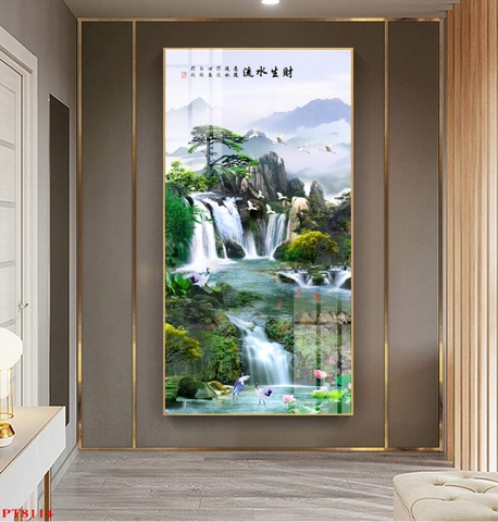 Tranh Sơn Thủy Dọc | Tranh Ngọc Việt - Đắk Lắk | Tranh Ngọc Việt - Xưởng Tranh Đẹp Buôn Ma Thuột (BMT) DakLak