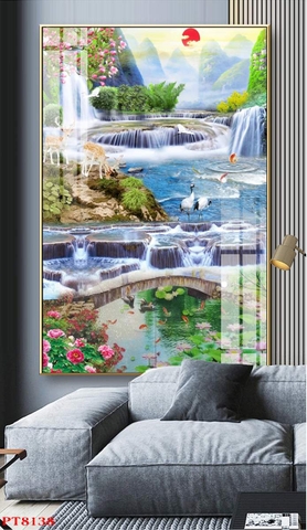 Tranh Sơn Thủy Dọc | Tranh Ngọc Việt - Đắk Lắk | Tranh Ngọc Việt - Xưởng Tranh Đẹp Buôn Ma Thuột (BMT) DakLak