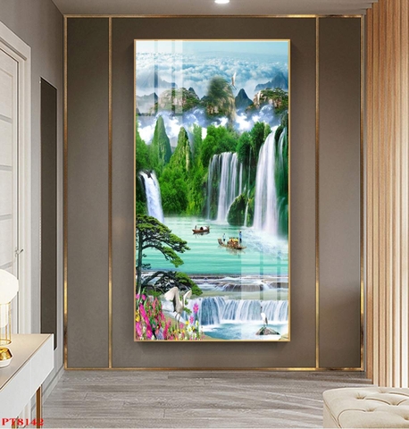 Tranh Sơn Thủy Dọc | Tranh Ngọc Việt - Đắk Lắk | Tranh Ngọc Việt - Xưởng Tranh Đẹp Buôn Ma Thuột (BMT) DakLak