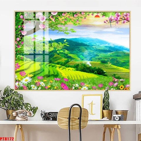Tranh Ruộng Bậc Thang | Tranh Ngọc Việt - Đắk Lắk | Tranh Ngọc Việt - Xưởng Tranh Đẹp Buôn Ma Thuột (BMT) DakLak