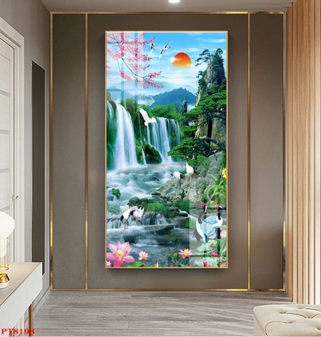 Tranh Sơn Thủy Dọc | Tranh Ngọc Việt - Đắk Lắk | Tranh Ngọc Việt - Xưởng Tranh Đẹp Buôn Ma Thuột (BMT) DakLak
