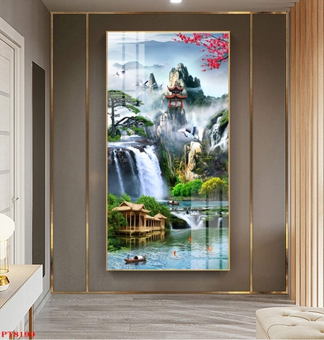 Tranh Sơn Thủy Dọc | Tranh Ngọc Việt - Đắk Lắk | Tranh Ngọc Việt - Xưởng Tranh Đẹp Buôn Ma Thuột (BMT) DakLak