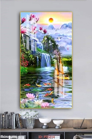 Tranh Sơn Thủy Dọc | Tranh Ngọc Việt - Đắk Lắk | Tranh Ngọc Việt - Xưởng Tranh Đẹp Buôn Ma Thuột (BMT) DakLak