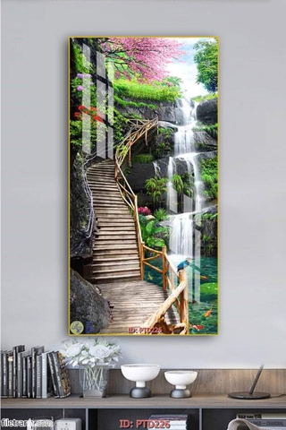 Tranh Sơn Thủy Dọc | Tranh Ngọc Việt - Đắk Lắk | Tranh Ngọc Việt - Xưởng Tranh Đẹp Buôn Ma Thuột (BMT) DakLak