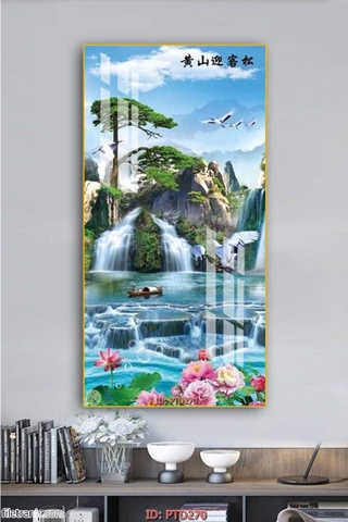 Tranh Sơn Thủy Dọc | Tranh Ngọc Việt - Đắk Lắk | Tranh Ngọc Việt - Xưởng Tranh Đẹp Buôn Ma Thuột (BMT) DakLak