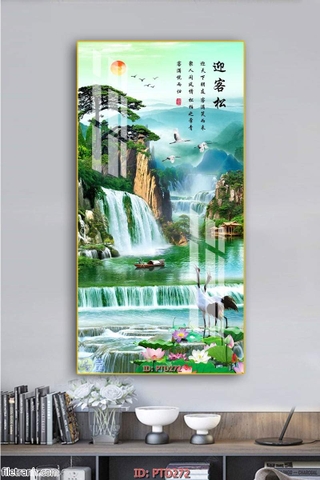 Tranh Sơn Thủy Dọc | Tranh Ngọc Việt - Đắk Lắk | Tranh Ngọc Việt - Xưởng Tranh Đẹp Buôn Ma Thuột (BMT) DakLak