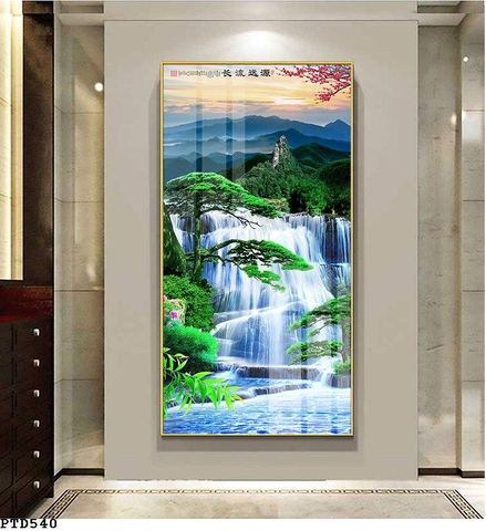 Tranh Sơn Thủy Dọc | Tranh Ngọc Việt - Đắk Lắk | Tranh Ngọc Việt - Xưởng Tranh Đẹp Buôn Ma Thuột (BMT) DakLak