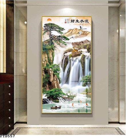 Tranh Sơn Thủy Dọc | Tranh Ngọc Việt - Đắk Lắk | Tranh Ngọc Việt - Xưởng Tranh Đẹp Buôn Ma Thuột (BMT) DakLak