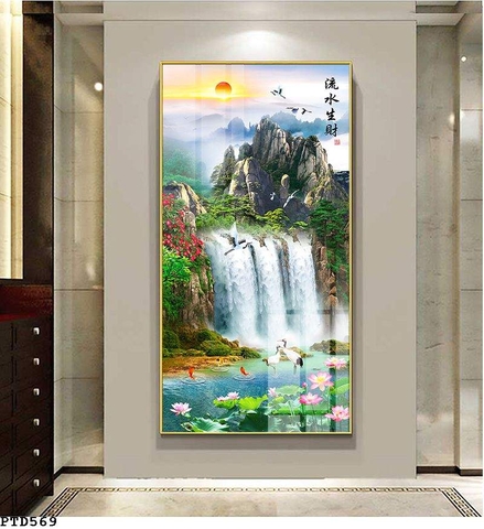 Tranh Sơn Thủy Dọc | Tranh Ngọc Việt - Đắk Lắk | Tranh Ngọc Việt - Xưởng Tranh Đẹp Buôn Ma Thuột (BMT) DakLak