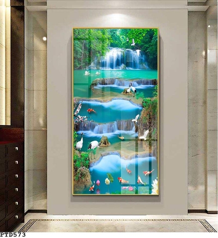 Tranh Sơn Thủy Dọc | Tranh Ngọc Việt - Đắk Lắk | Tranh Ngọc Việt - Xưởng Tranh Đẹp Buôn Ma Thuột (BMT) DakLak