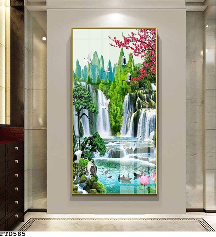 Tranh Sơn Thủy Dọc | Tranh Ngọc Việt - Đắk Lắk | Tranh Ngọc Việt - Xưởng Tranh Đẹp Buôn Ma Thuột (BMT) DakLak