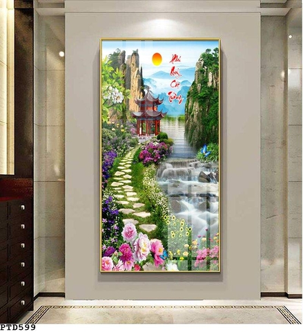 Tranh Sơn Thủy Dọc | Tranh Ngọc Việt - Đắk Lắk | Tranh Ngọc Việt - Xưởng Tranh Đẹp Buôn Ma Thuột (BMT) DakLak