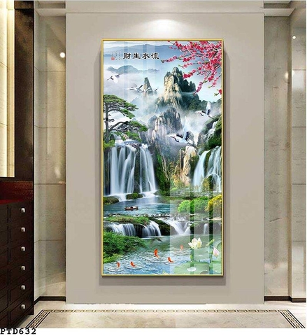 Tranh Sơn Thủy Dọc | Tranh Ngọc Việt - Đắk Lắk | Tranh Ngọc Việt - Xưởng Tranh Đẹp Buôn Ma Thuột (BMT) DakLak