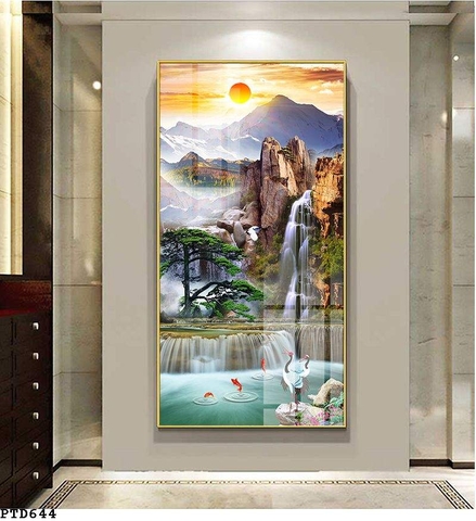 Tranh Sơn Thủy Dọc | Tranh Ngọc Việt - Đắk Lắk | Tranh Ngọc Việt - Xưởng Tranh Đẹp Buôn Ma Thuột (BMT) DakLak