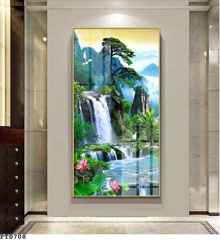 Tranh Sơn Thủy Dọc | Tranh Ngọc Việt - Đắk Lắk | Tranh Ngọc Việt - Xưởng Tranh Đẹp Buôn Ma Thuột (BMT) DakLak