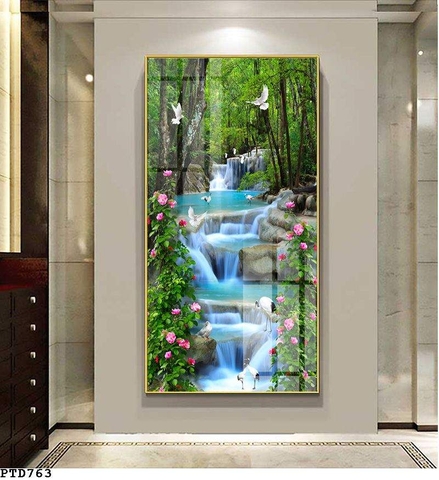 Tranh Sơn Thủy Dọc | Tranh Ngọc Việt - Đắk Lắk | Tranh Ngọc Việt - Xưởng Tranh Đẹp Buôn Ma Thuột (BMT) DakLak