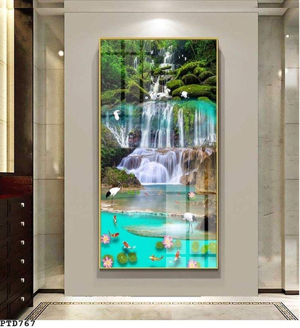 Tranh Sơn Thủy Dọc | Tranh Ngọc Việt - Đắk Lắk | Tranh Ngọc Việt - Xưởng Tranh Đẹp Buôn Ma Thuột (BMT) DakLak