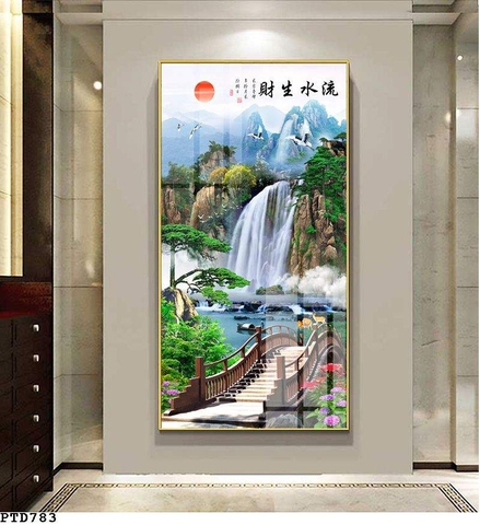 Tranh Sơn Thủy Dọc | Tranh Ngọc Việt - Đắk Lắk | Tranh Ngọc Việt - Xưởng Tranh Đẹp Buôn Ma Thuột (BMT) DakLak