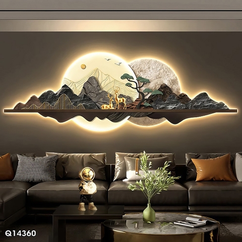 Tranh Hươu Tài Lộc | Tranh Ngọc Việt - Đắk Lắk | Tranh Ngọc Việt - Xưởng Tranh Đẹp Buôn Ma Thuột (BMT) DakLak