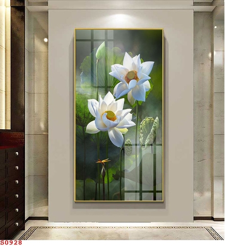 Tranh Hoa Sen Đẹp | Tranh Ngọc Việt - Đắk Lắk | Tranh Ngọc Việt - Xưởng Tranh Đẹp Buôn Ma Thuột (BMT) DakLak