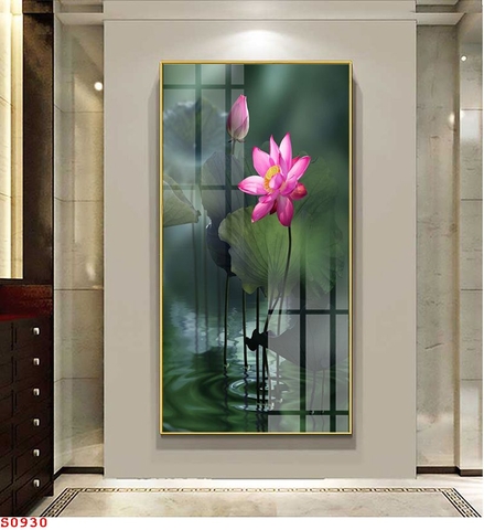 Tranh Hoa Sen Đẹp | Tranh Ngọc Việt - Đắk Lắk | Tranh Ngọc Việt - Xưởng Tranh Đẹp Buôn Ma Thuột (BMT) DakLak