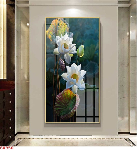 Tranh Hoa Sen Đẹp | Tranh Ngọc Việt - Đắk Lắk | Tranh Ngọc Việt - Xưởng Tranh Đẹp Buôn Ma Thuột (BMT) DakLak