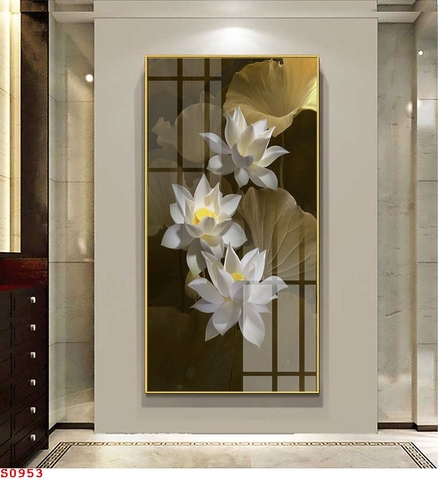 Tranh Hoa Sen Đẹp | Tranh Ngọc Việt - Đắk Lắk | Tranh Ngọc Việt - Xưởng Tranh Đẹp Buôn Ma Thuột (BMT) DakLak