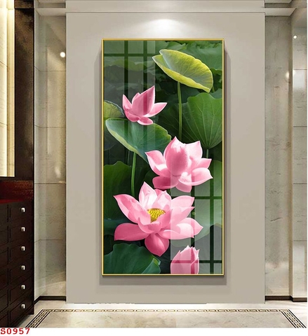 Tranh Hoa Sen Đẹp | Tranh Ngọc Việt - Đắk Lắk | Tranh Ngọc Việt - Xưởng Tranh Đẹp Buôn Ma Thuột (BMT) DakLak