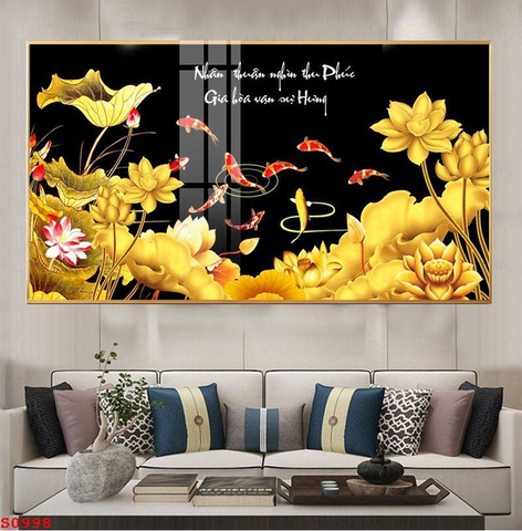 Tranh Cửu Ngư Quần Hội | Tranh Ngọc Việt - Đắk Lắk | Tranh Ngọc Việt - Xưởng Tranh Đẹp Buôn Ma Thuột (BMT) DakLak