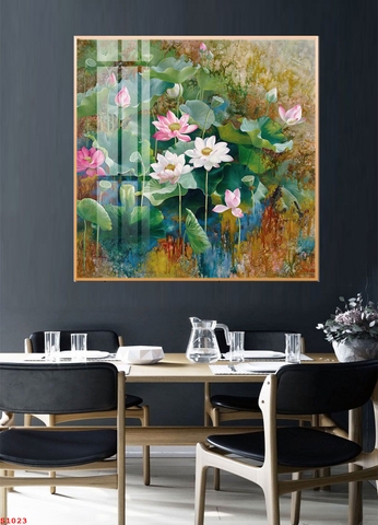 Tranh Hoa Sen Đẹp | Tranh Ngọc Việt - Đắk Lắk | Tranh Ngọc Việt - Xưởng Tranh Đẹp Buôn Ma Thuột (BMT) DakLak