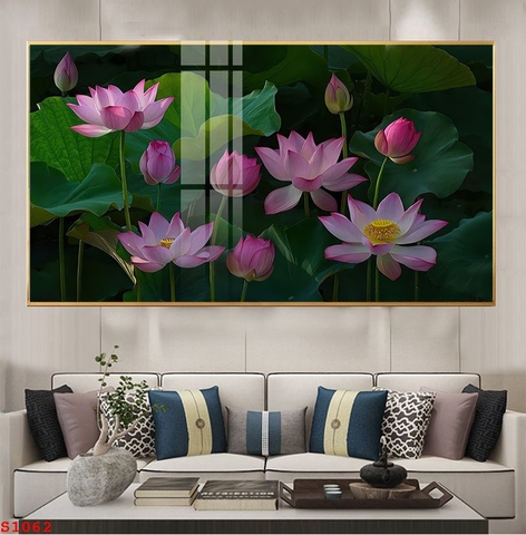 Tranh Hoa Sen Đẹp | Tranh Ngọc Việt - Đắk Lắk | Tranh Ngọc Việt - Xưởng Tranh Đẹp Buôn Ma Thuột (BMT) DakLak