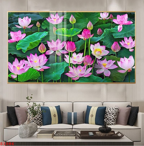 Tranh Hoa Sen Đẹp | Tranh Ngọc Việt - Đắk Lắk | Tranh Ngọc Việt - Xưởng Tranh Đẹp Buôn Ma Thuột (BMT) DakLak