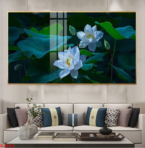 Tranh Hoa Sen Đẹp | Tranh Ngọc Việt - Đắk Lắk | Tranh Ngọc Việt - Xưởng Tranh Đẹp Buôn Ma Thuột (BMT) DakLak