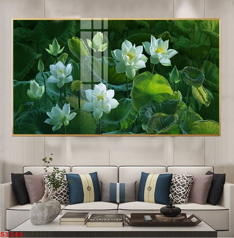 Tranh Hoa Sen Đẹp | Tranh Ngọc Việt - Đắk Lắk | Tranh Ngọc Việt - Xưởng Tranh Đẹp Buôn Ma Thuột (BMT) DakLak