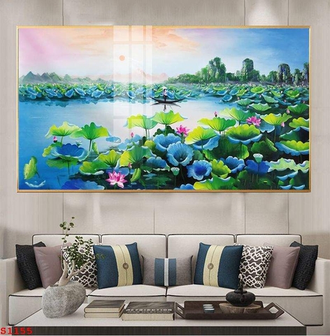 Tranh Hoa Sen Đẹp | Tranh Ngọc Việt - Đắk Lắk | Tranh Ngọc Việt - Xưởng Tranh Đẹp Buôn Ma Thuột (BMT) DakLak