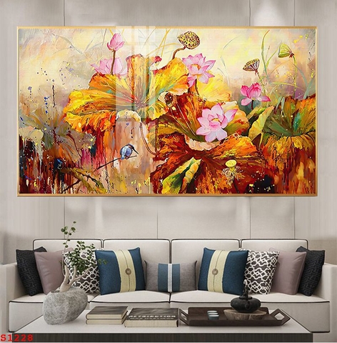 Tranh Hoa Sen Đẹp | Tranh Ngọc Việt - Đắk Lắk | Tranh Ngọc Việt - Xưởng Tranh Đẹp Buôn Ma Thuột (BMT) DakLak