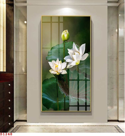 Tranh Hoa Sen Đẹp | Tranh Ngọc Việt - Đắk Lắk | Tranh Ngọc Việt - Xưởng Tranh Đẹp Buôn Ma Thuột (BMT) DakLak