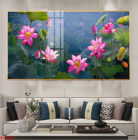 Tranh Hoa Sen Đẹp | Tranh Ngọc Việt - Đắk Lắk | Tranh Ngọc Việt - Xưởng Tranh Đẹp Buôn Ma Thuột (BMT) DakLak